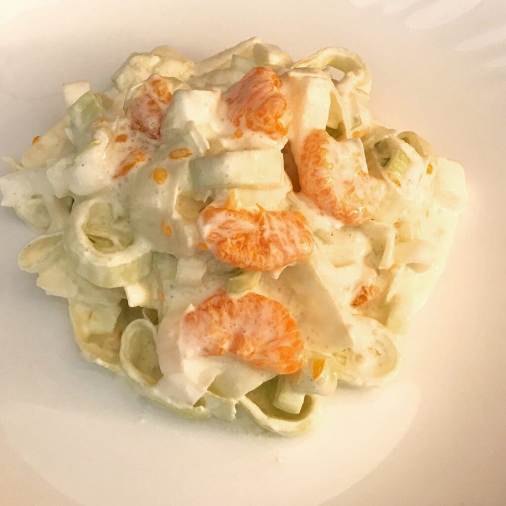 Einfach und Lecker - Porree Salat mit Apfel und Mandarinen - Zu Faul ... Einfach und Lecker - Porree Salat mit Apfel und Mandarinen - Zu Faul ...