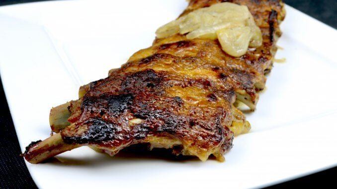 Honig Senf Spare Ribs aus dem Ofen