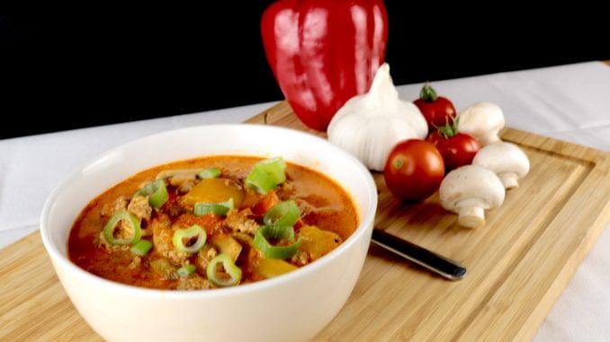 Herzhafte Hackfleisch Suppe