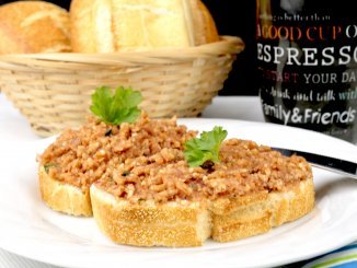 Vegetarisches Mett eine köstliche Alternative