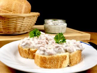 Knoblauch Krabbensalat