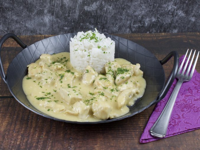 Knoblauch Parmesan Hähnchen Geschnetzeltes