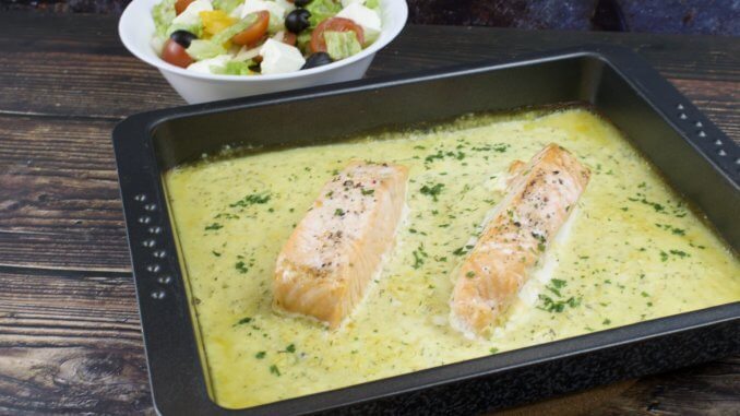 Lachsfilet aus dem Ofen