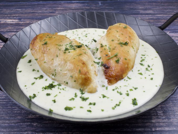 Hähnchenbrust Pfanne mit Gorgonzola Sauce