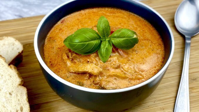 Gyrossuppe einfach und lecker zubereitet