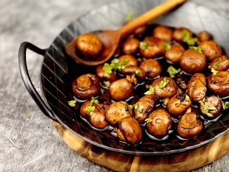 Balsamico Honig Champignons