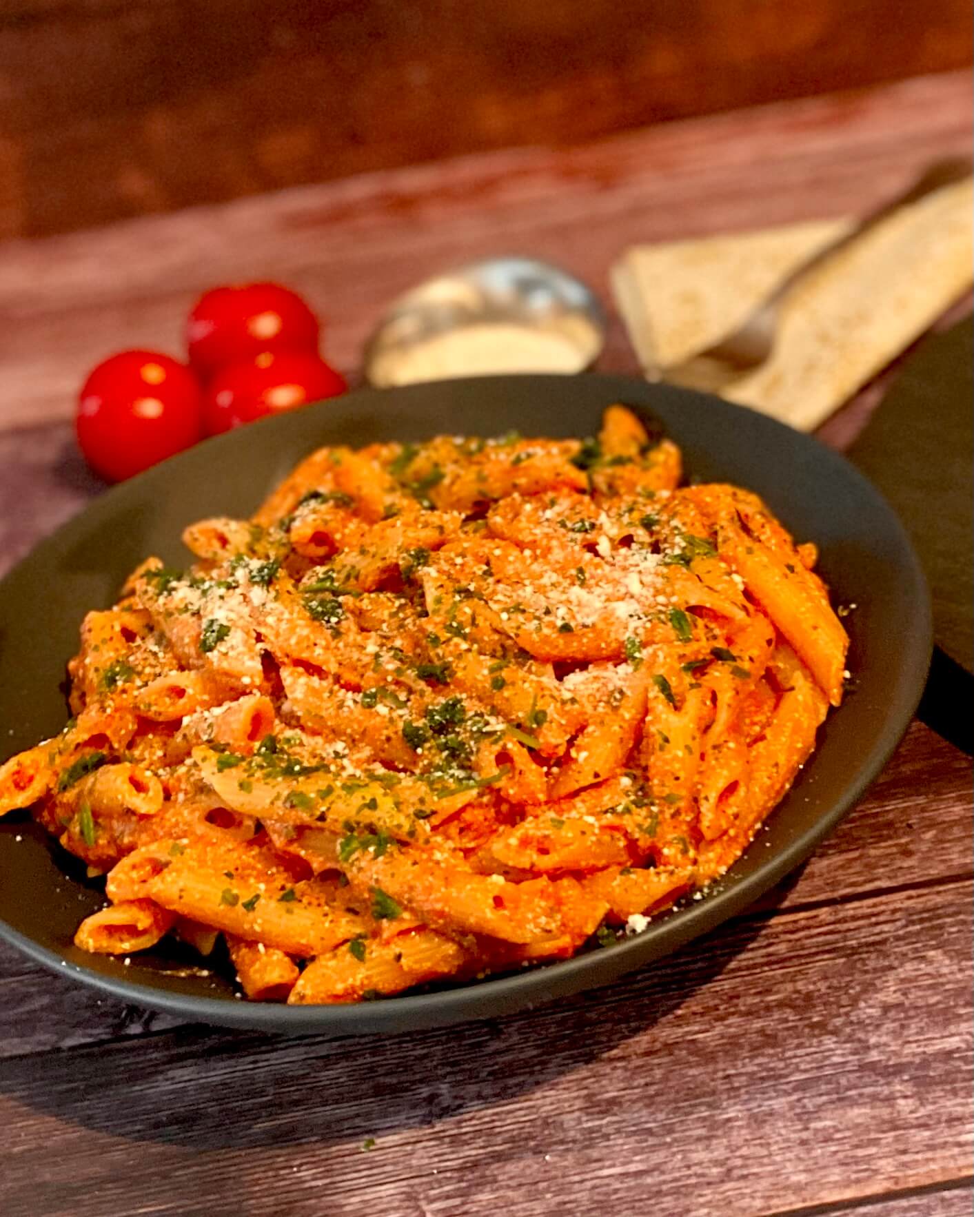 Penne mit einer Tomaten Ricotta Sauce - Zu Faul Zum Kochen? Penne mit einer Tomaten Ricotta Sauce - Zu Faul Zum Kochen?